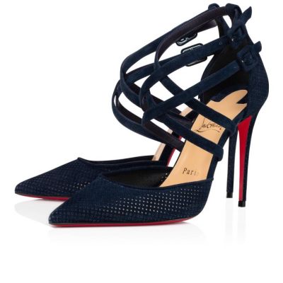 Tacones Victorilla Christian Louboutin Mujer - Azules - 3190507BK01